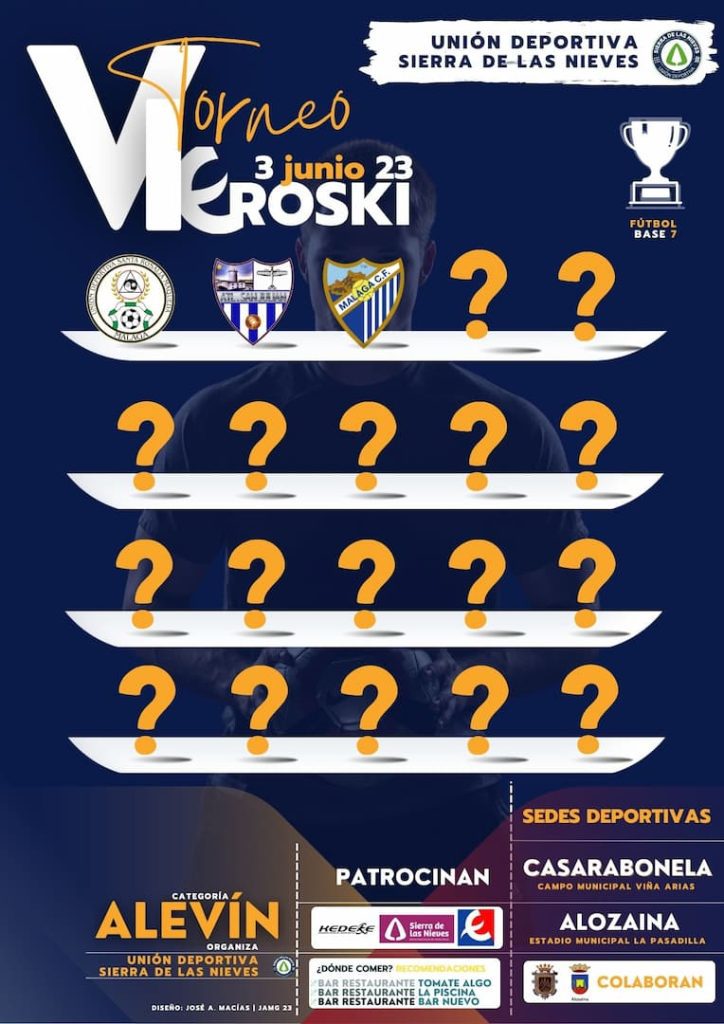 Prepárate para el VI Torneo de Fútbol Base de la Sierra de las Nieves web