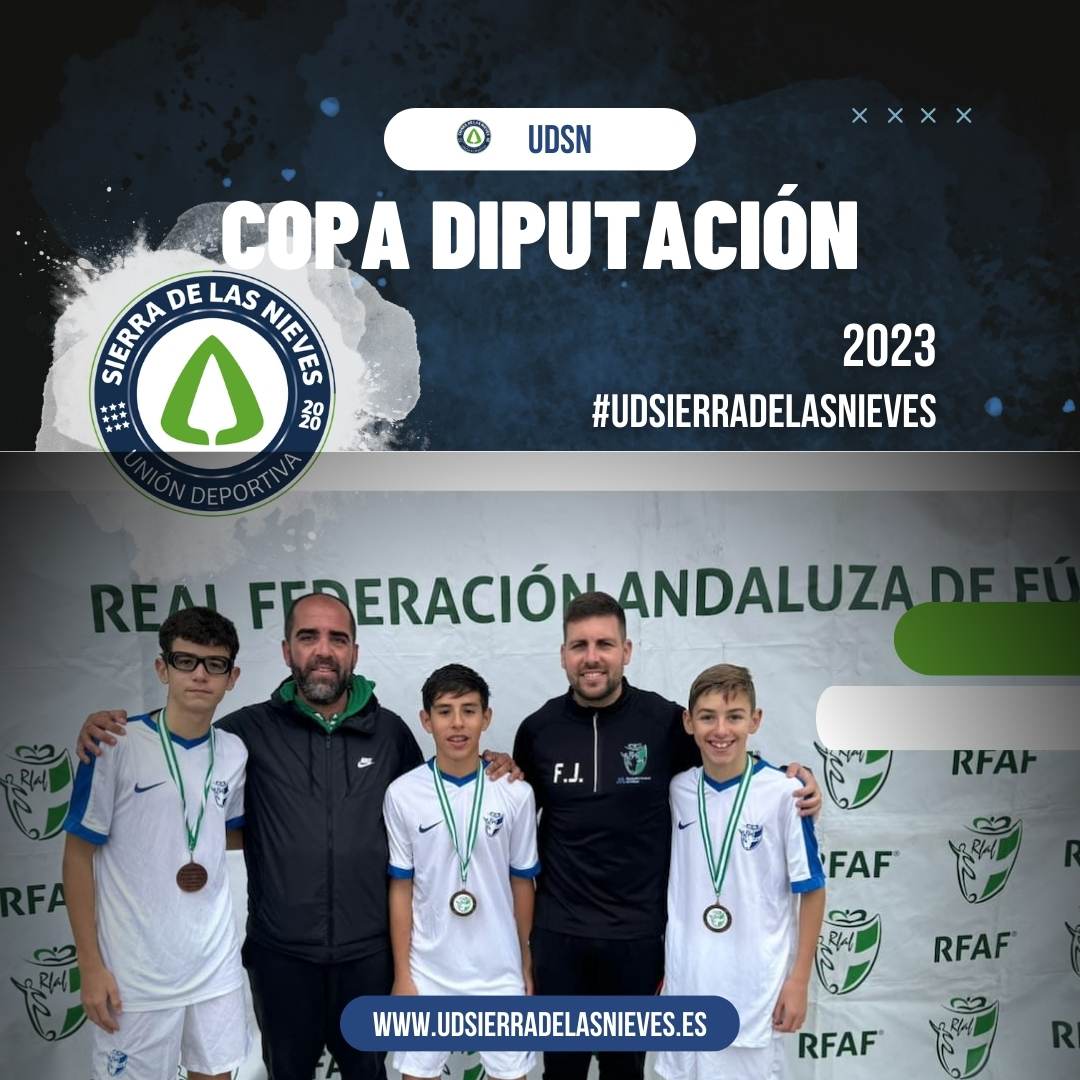 jugadores de la Ud Sierra de las Nieves protagonistas en la Copa Diputación 2023