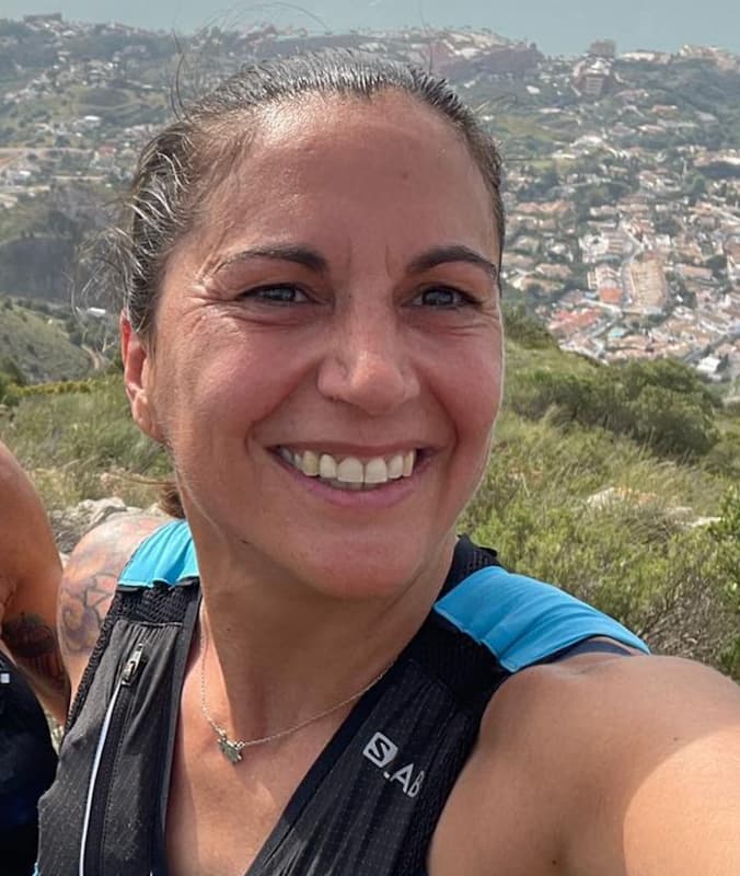 Daniela corredora de la Sierra de la Nieves
