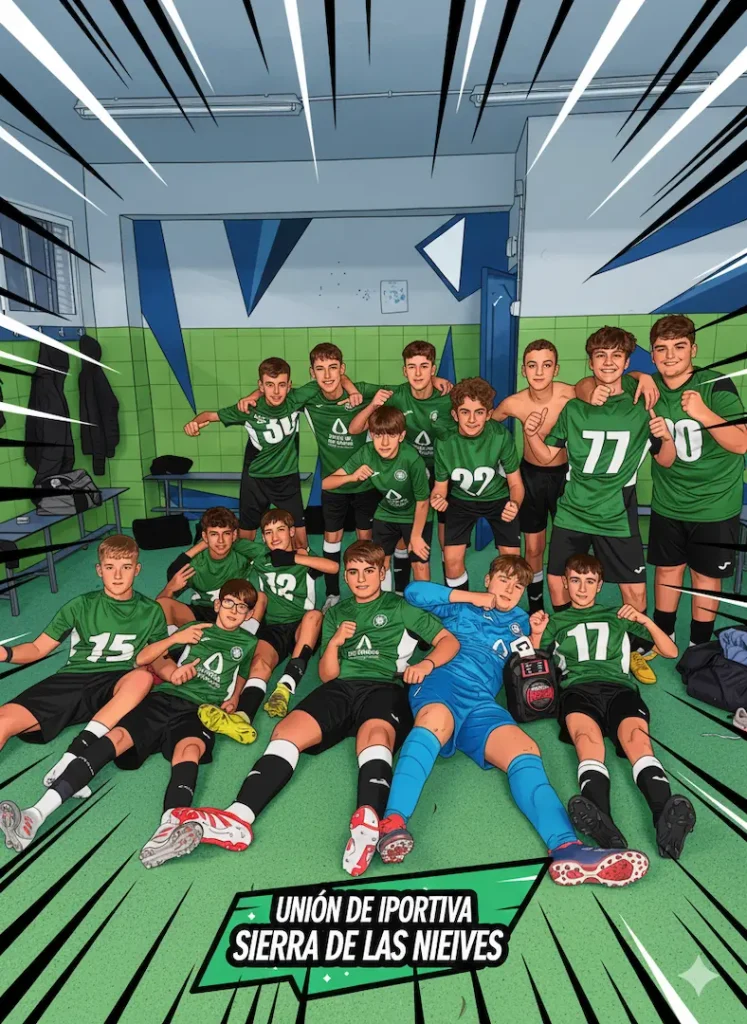 Infantil A en la jornada de 22 de noviembre de 2025