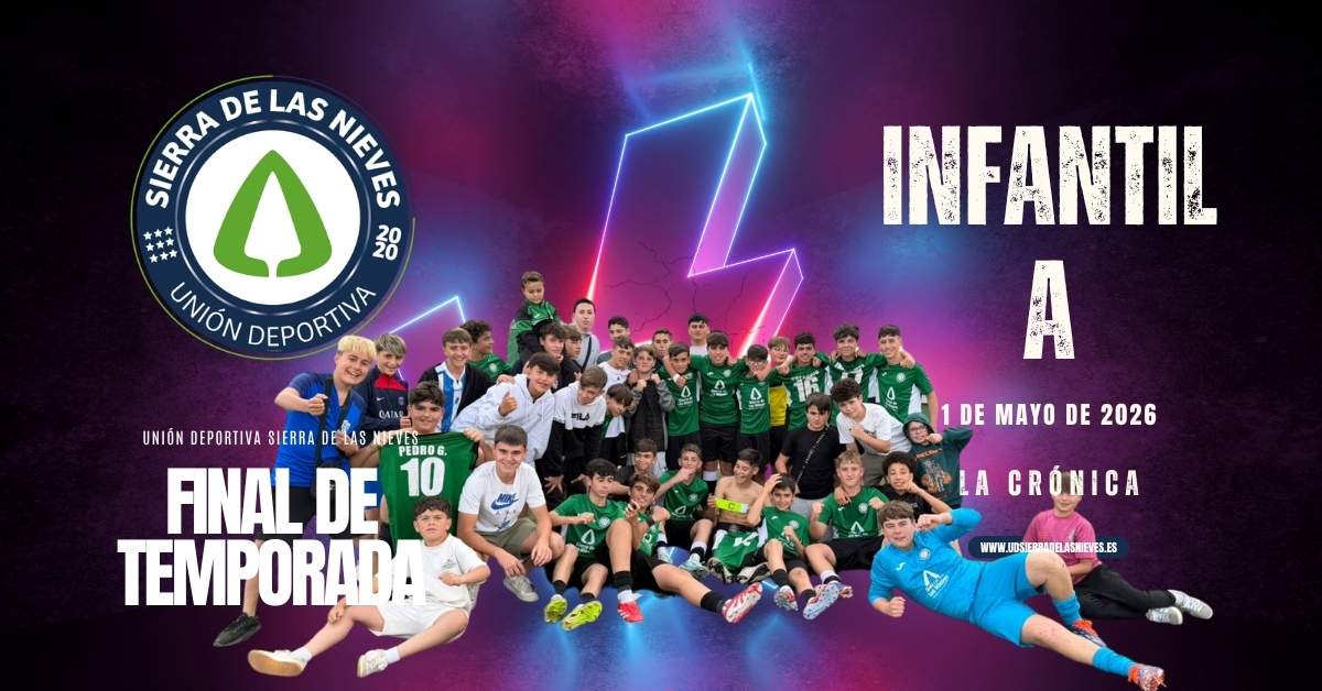 Jornada del 1 de mayo de 2026 - El Infantil A concluye con un quinto puesto